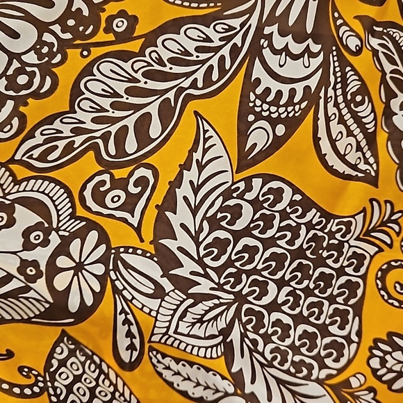 💕TRINA TURK💕 100% Silk Pajama Pants ~ Blue Tropical Botanical Print Small NWT - Picture 6 of 9